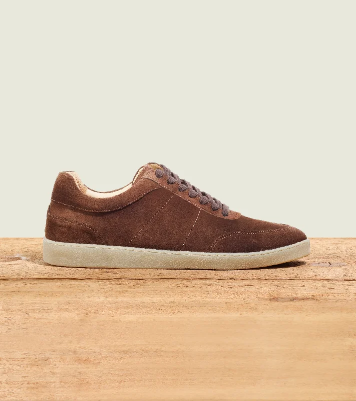 Chocolate Brown Suede