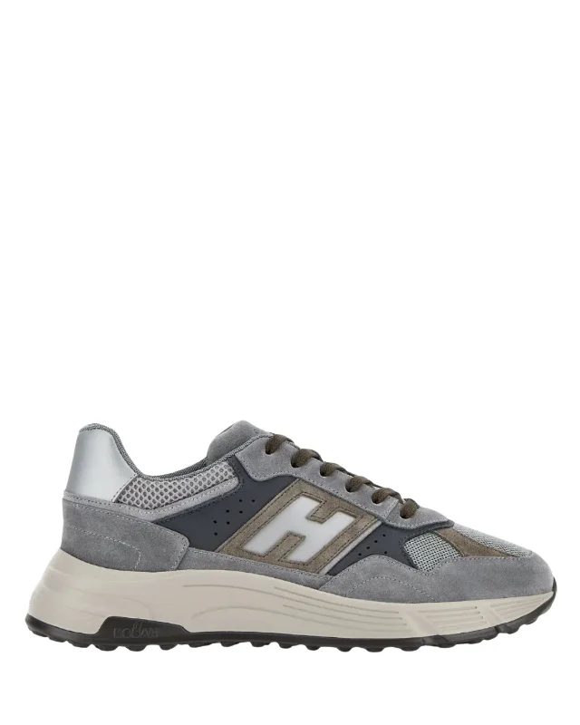 M Hyperlight Mix Sneaker Light Grey Suede