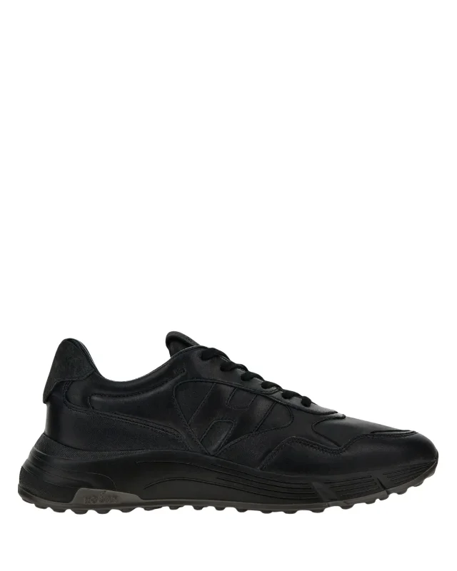M Hyperlight Sneaker Black Leather