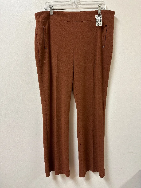 Pants Dress By Soho Design Group In Brown, Size: 14