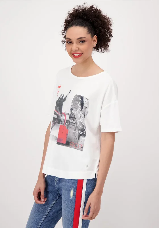 Monari City Model Graphic T-Shirt, Off White
