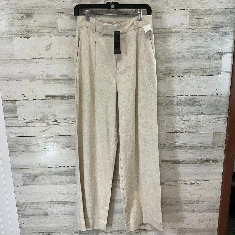 Pants Wide Leg By Banana Republic In Beige, Size: 4
