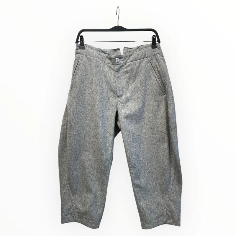 COMME des GARCONS HOMME PLUS/Cropped Pants/S/Wool/GRY/