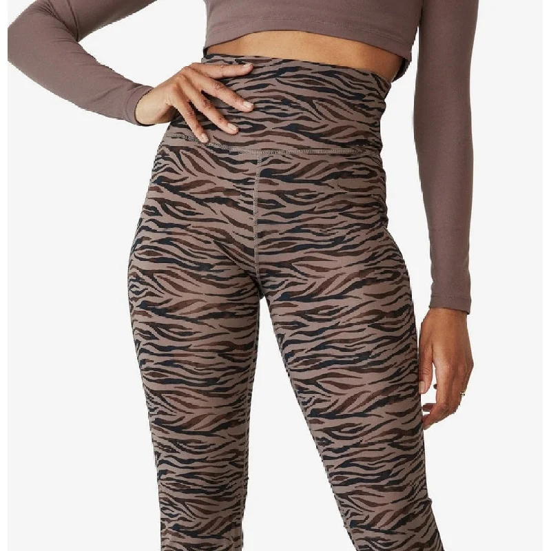 Cotton On Women's Contouring Yoga Flare Pants Brown Size X-Large