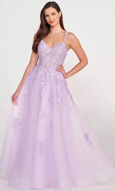 Ellie Wilde EW34098 - Sweetheart Floral Lace Ballgown