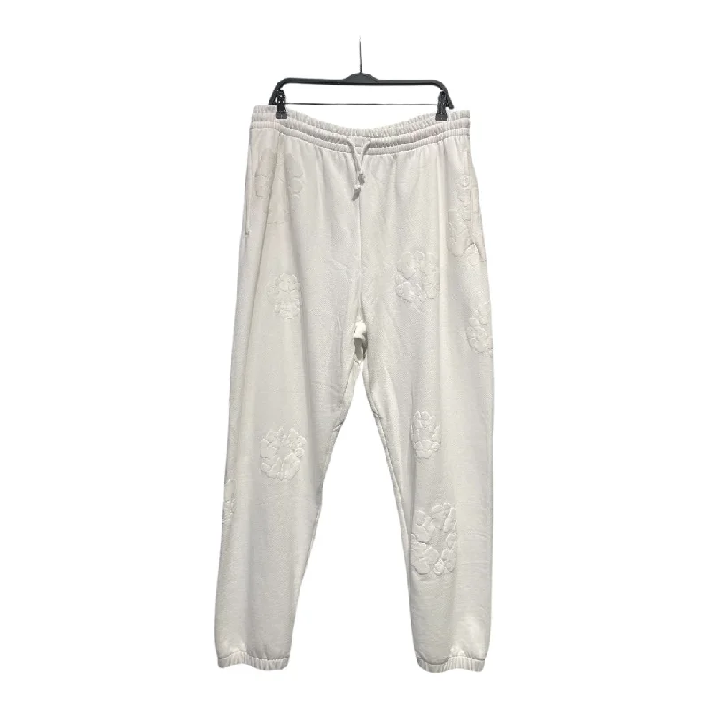 DENIM TEARS/Pants/XXL/Cotton/WHT/All Over Print/WHITE MONO