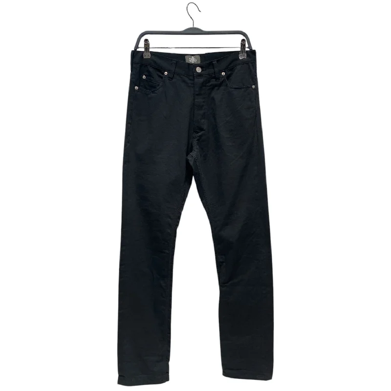 Vivienne Westwood/Straight Pants/Black/Cotton/VW-V1-73732