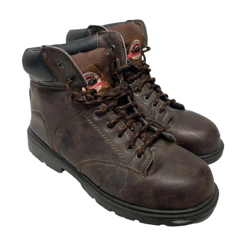 BRAHMA/Lace Up Boots/US 10/Leather/BRW/THE NAMETO TRUST