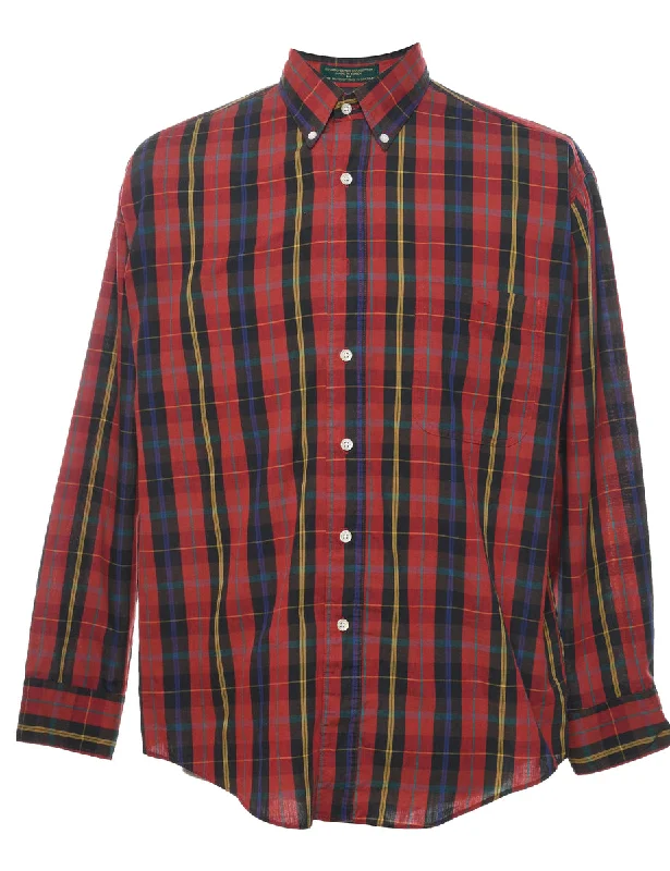 Red Checked Shirt - M