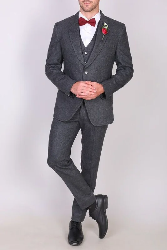 Men Grey 3 Piece Winter Suit Wedding Grey Suit Formal Dinner Suit Bespoke Tailoring Suit Prom Wear Groomsmen Gift For Men Men Grey 3 Piece Winter Suit Wedding Grey Suit Formal Dinner Suit Bespoke Tailoring Suit Prom Wear Groomsmen Gift For Men