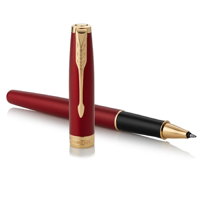 Parker Sonnet Red Lacquer GT Rollerball Pen