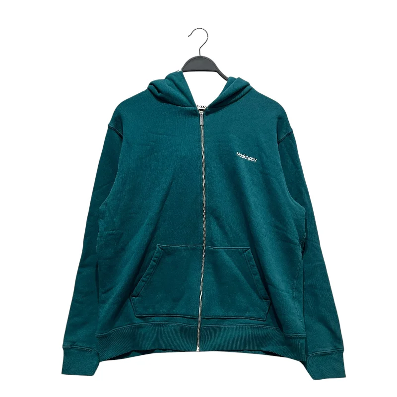 Madhappy/Zip Up Hoodie/L/Cotton/GRN/