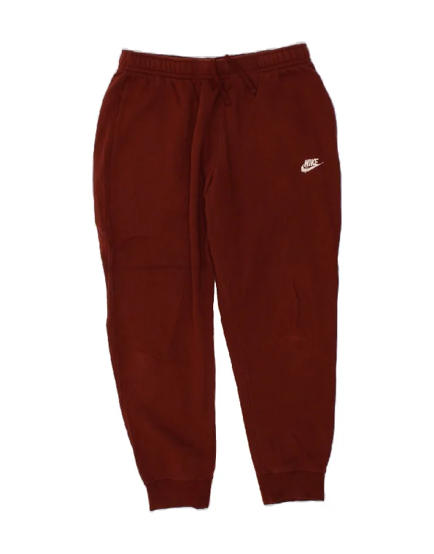 NIKE Womens Tracksuit Trousers Joggers UK 18 XL  Maroon