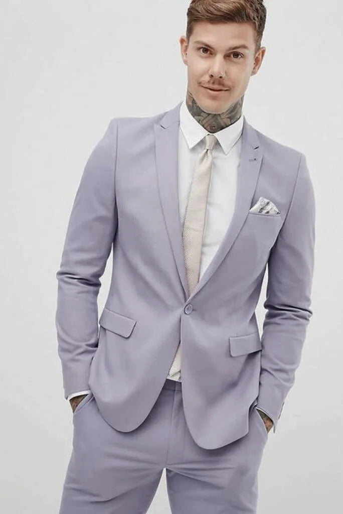 Men Wedding Suit Lavender Style Prom Wear Formal Function bespoke Suit Elegant 2 Piece Suit Groomsmen Men Wedding Suit Lavender Style Prom Wear Formal Function bespoke Suit Elegant 2 Piece Suit Groomsmen