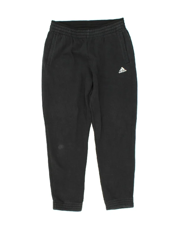 ADIDAS Mens Tracksuit Trousers Joggers Large Black