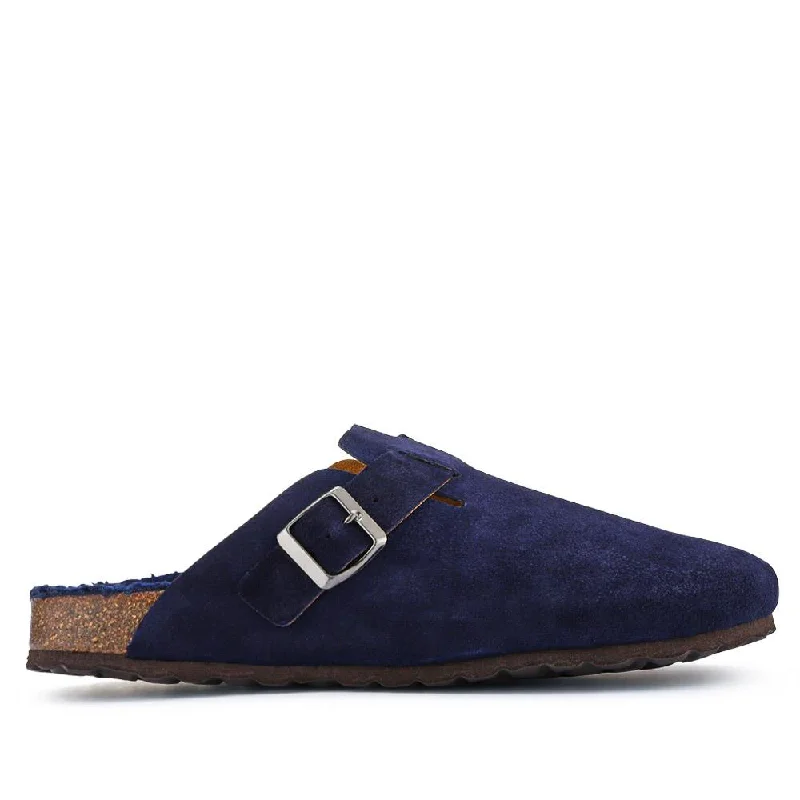 Navy Suede
