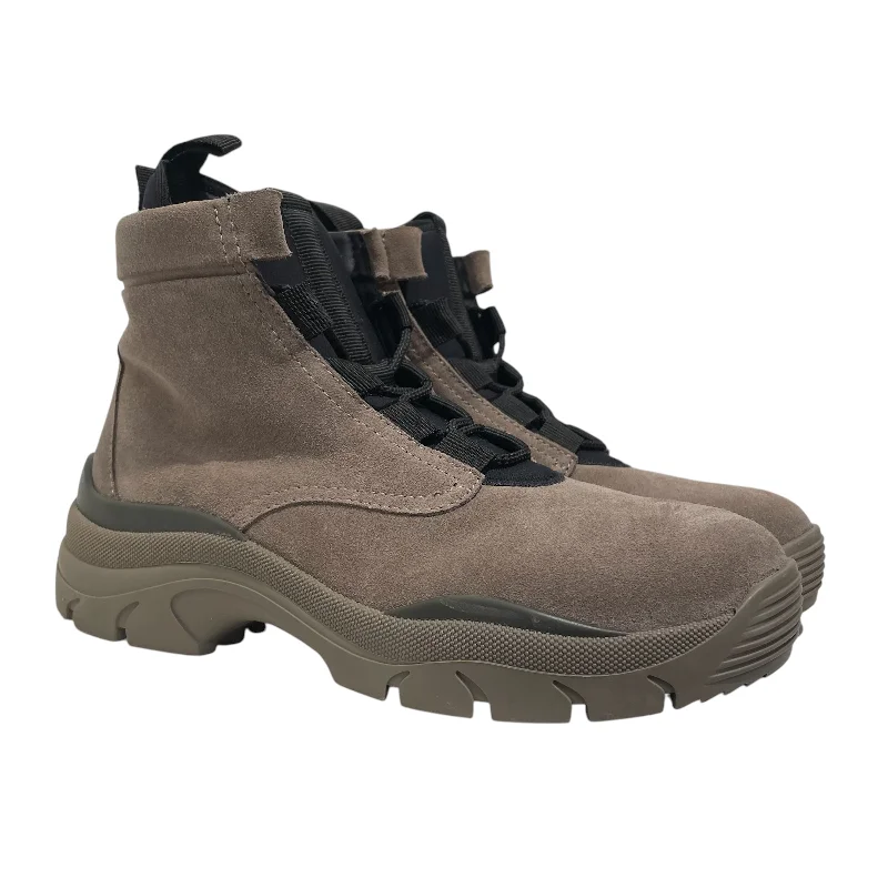 JOHN ELLIOTT/Chukka Boots/US 10/Suede/KHK/