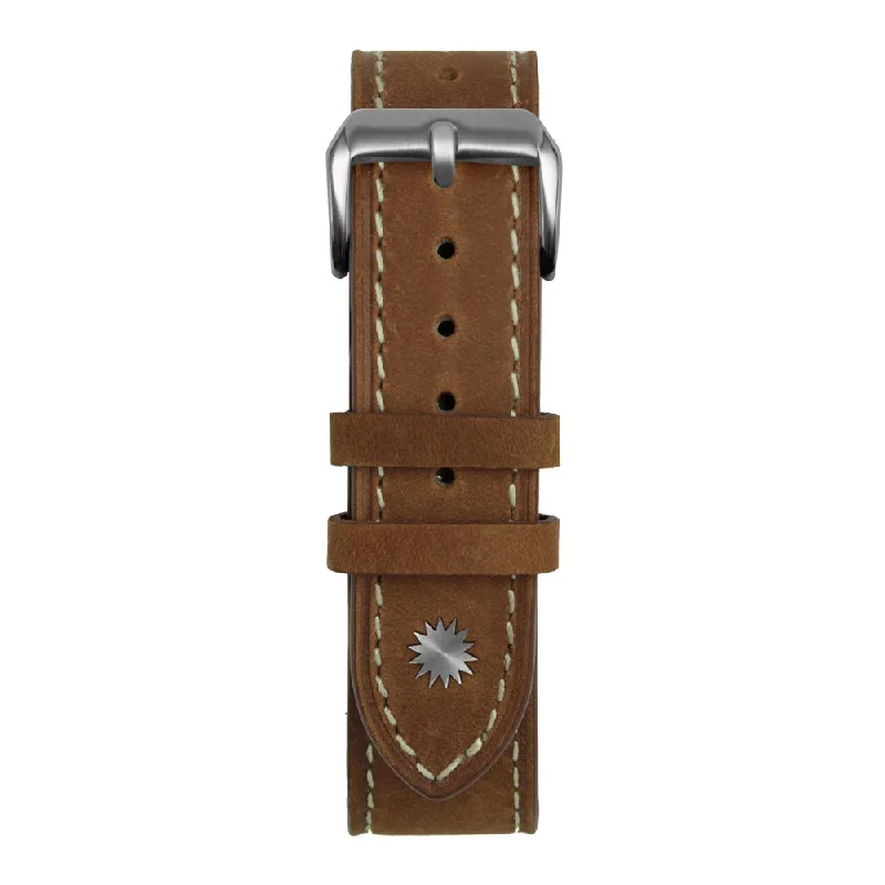 Light Brown/White leather