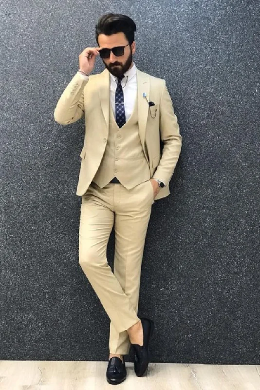 Men Formal Cream Suit Stylish Wedding Suit Dinner Suit Elegant Suit Bespoke Suit For Men's 3 Piece Gift For Him Men Formal Cream Suit Stylish Wedding Suit Dinner Suit Elegant Suit Bespoke Suit For Men's 3 Piece Gift For Him