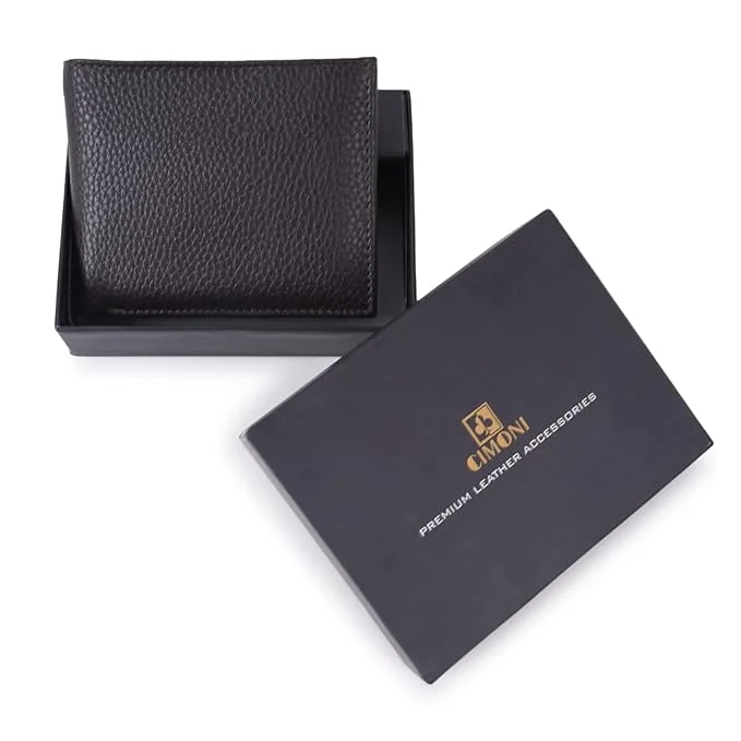 CIMONI® Premium PU Leather Wallet for Men Travel Casual Wallet with RFID Blocking 3 Card Sots, 2 Secret Compartments, 1 Coin Window (Color - Black) CIMONI® Premium PU Leather Wallet for Men Travel Casual Wallet with RFID Blocking 3 Card Sots, 2 Secret Compartments, 1 Coin Window (Color - Black)