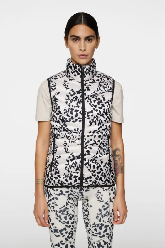 Lara Light Down Printed Vest