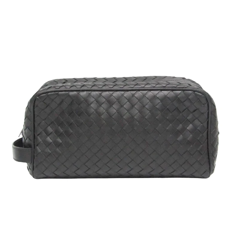Bottega Veneta Leather Clutch Bag (Pre-Owned)