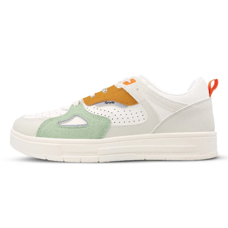 Men's Sports Sneakers - WY3497 White Beige