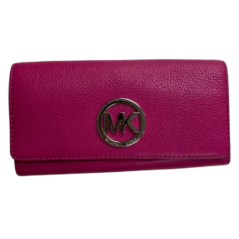Wallet Designer By Michael Kors In Purple, Size:Large