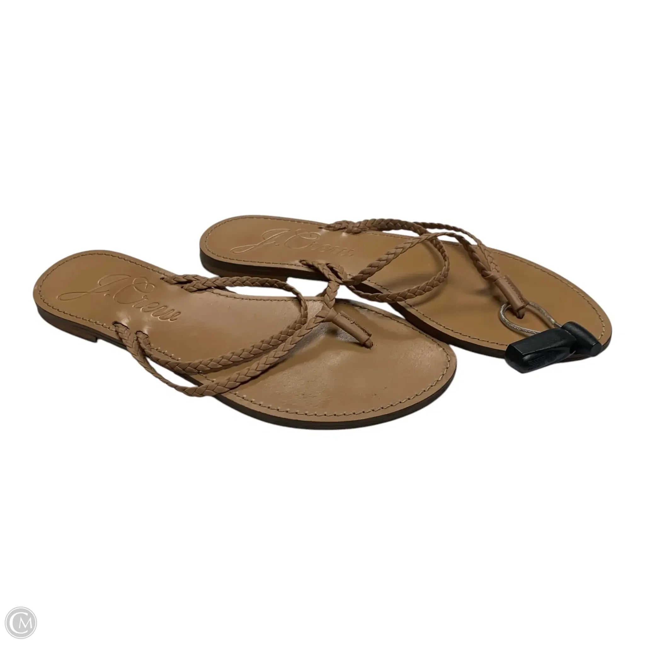 Sandals Flip Flops By J. Crew In Brown, Size: 7.5