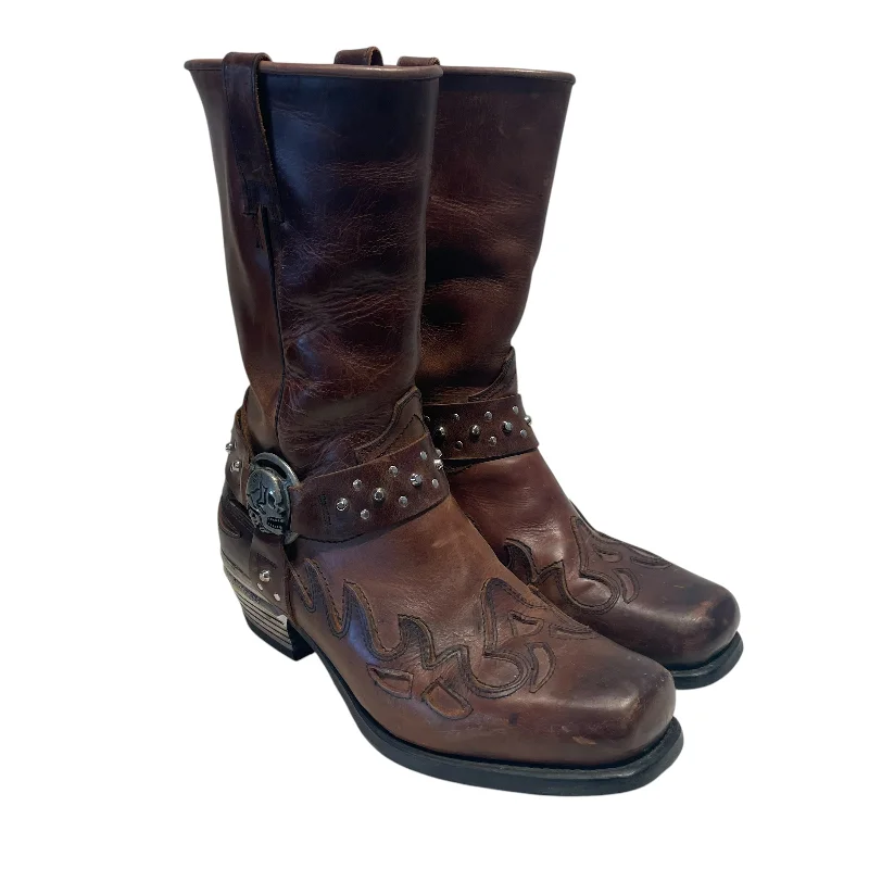 NEW ROCK/Cowboy Boots/US 11/BRW/