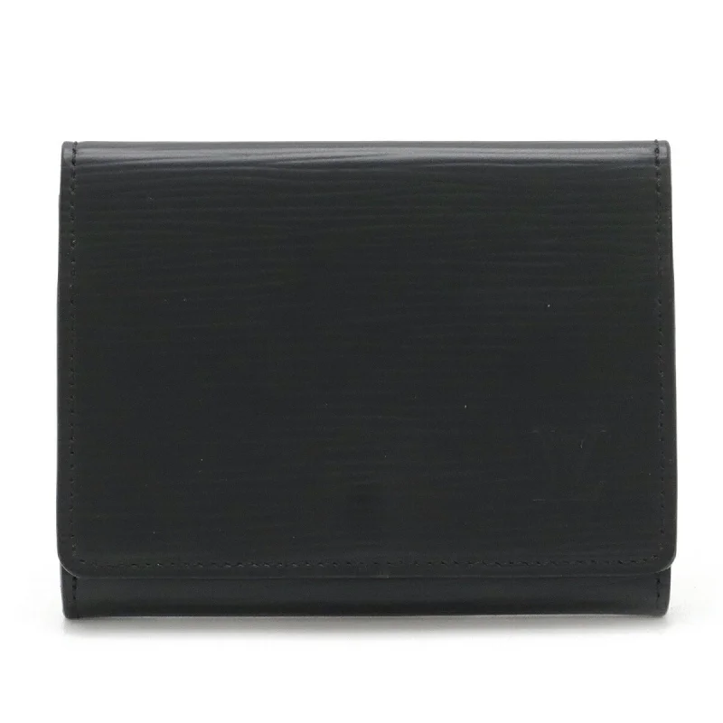 Louis Vuitton Epi Noir Epi Leather Card Case (Pre-Owned)