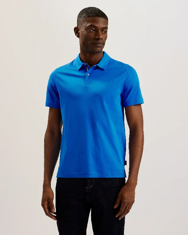 Zeiter Short Sleeve Slim Soft Touch Polo Blue