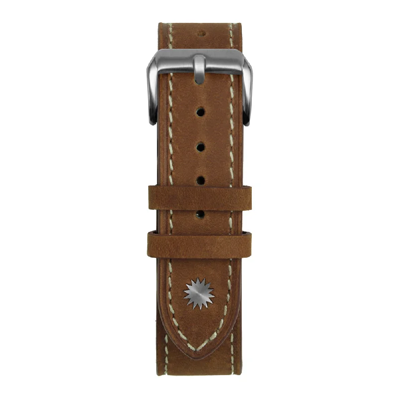Light Brown/White leather