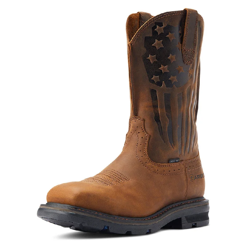 Men's Ariat Sierra Shock Shield Patriot Steel Toe