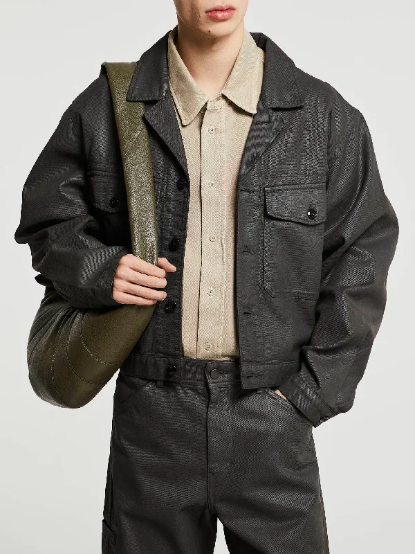 Trucker Jacket in Dark Chocolate
