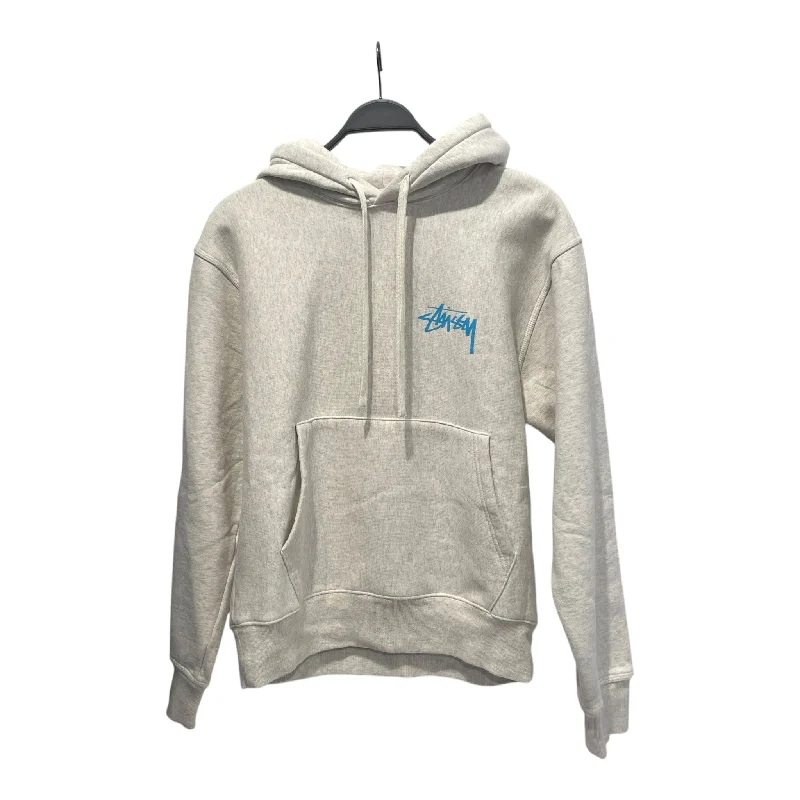 STUSSY/Hoodie/S/Gray/Cotton/
