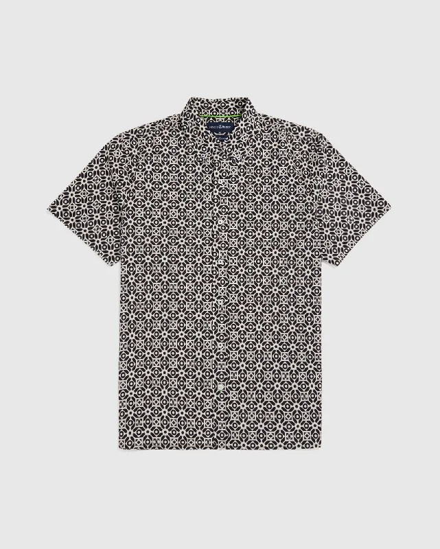 MENS LOS ANGELES SHORT SLEEVE PRINTED SHIRT - B6Q836Z1PC