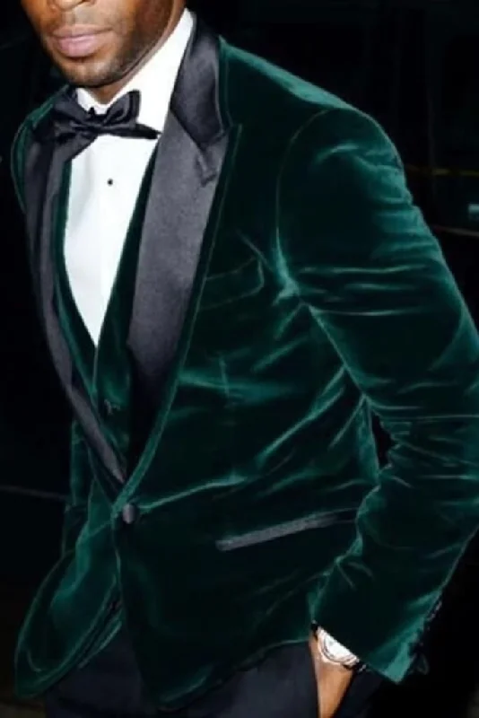 Men Green Velvet Suit Three Piece Winter Suit Velvet Wedding Suit Tuxedo Dinner Suit Groomsmen Wear Suit Christmas Gift For Him Men Green Velvet Suit Three Piece Winter Suit Velvet Wedding Suit Tuxedo Dinner Suit Groomsmen Wear Suit Christmas Gift For Him