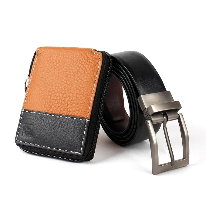CIMONI® Premium Vegan Leather Belt & Wallet Combo for Men RFID Protection Dual Tone Wallets & Reversible Belts CIMONI® Premium Vegan Leather Belt & Wallet Combo for Men RFID Protection Dual Tone Wallets & Reversible Belts