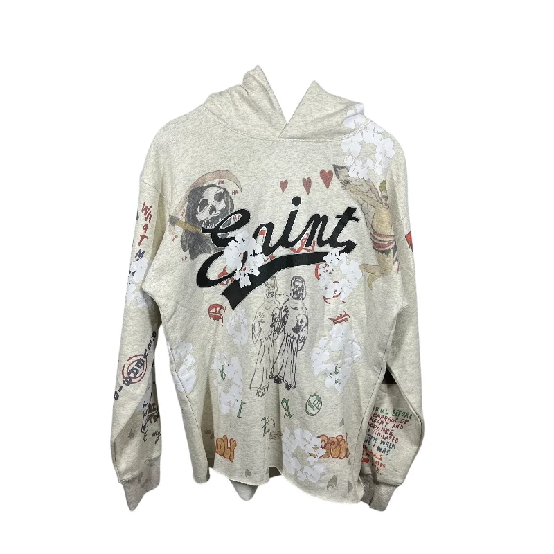DENIM TEARS/SAINT MICHAEL/Hoodie/XL/Cotton/SLV/GRAFFITI HOODIE