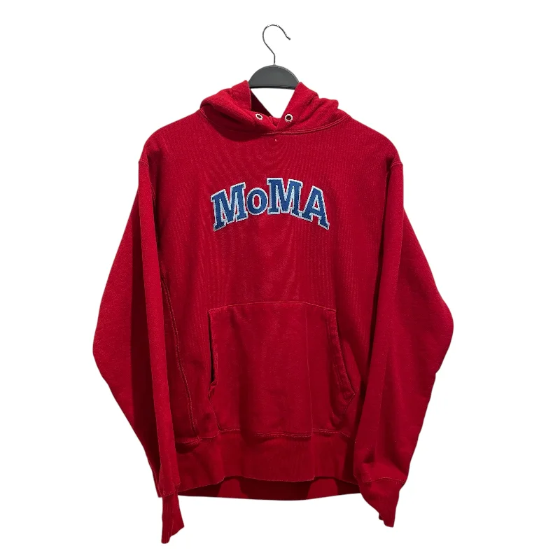 MOMA/Champion/Hoodie/M/Cotton/RED/MoMA Hoodie