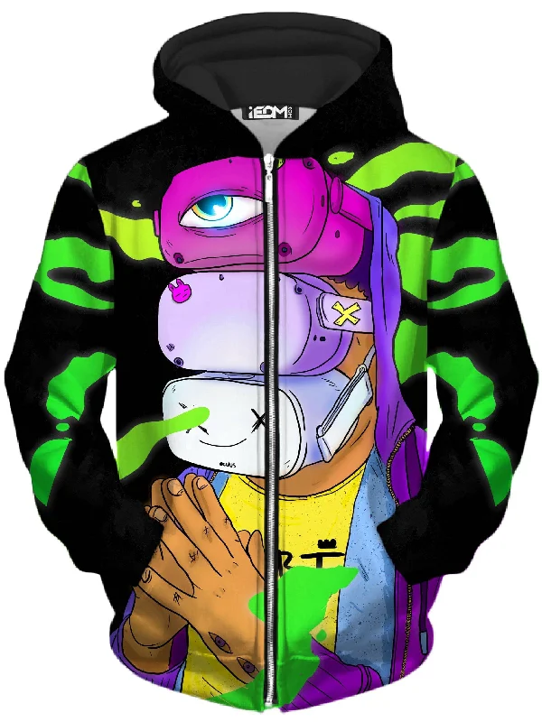 Virtual Reality Unisex Zip-Up Hoodie
