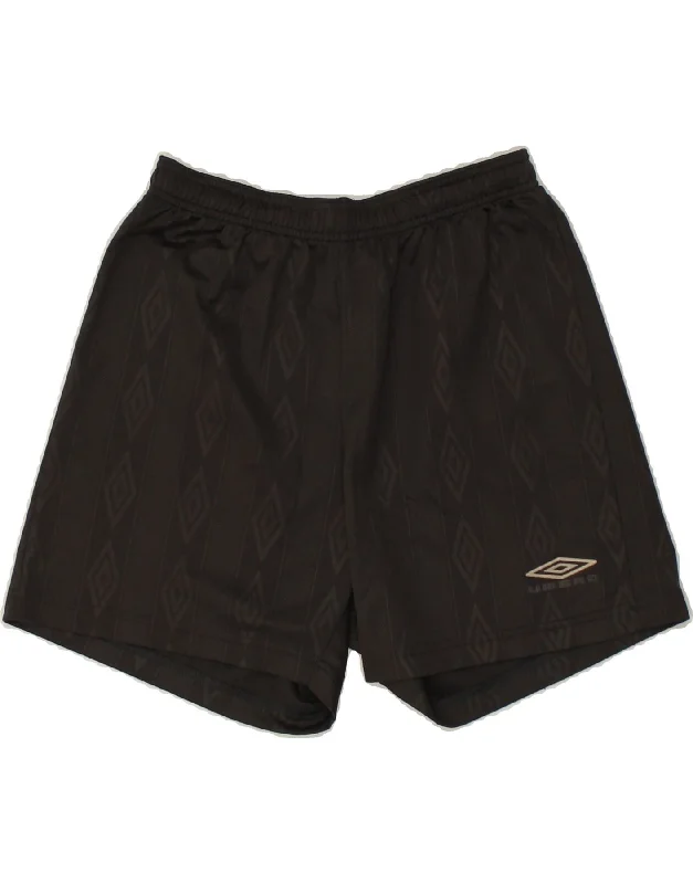 UMBRO Mens Graphic Sport Shorts Medium Grey Geometric Polyester