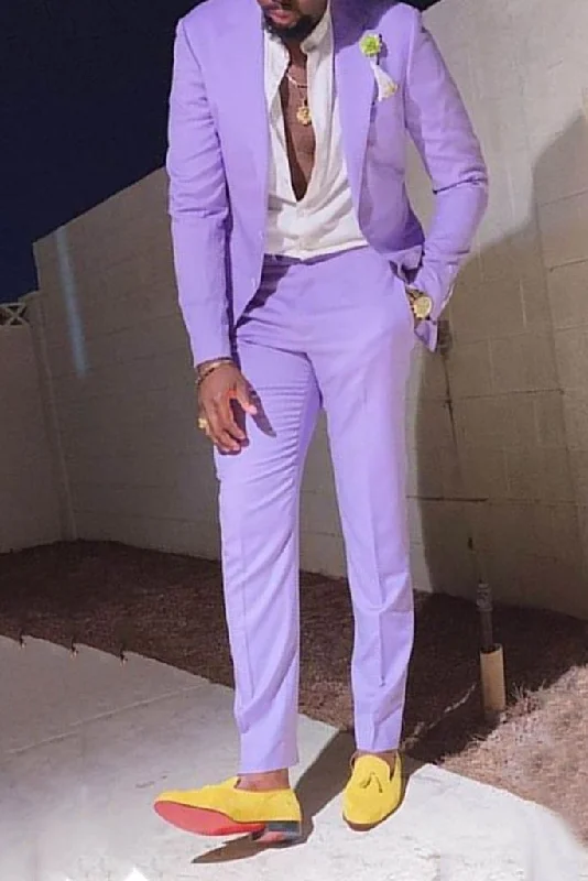 Men Wedding Two Piece Suit Lavender Stylish Suit Groomsmen Prom Wear Dinner Suit Elegant Suit bespoke Mens Men Wedding Two Piece Suit Lavender Stylish Suit Groomsmen Prom Wear Dinner Suit Elegant Suit bespoke Mens