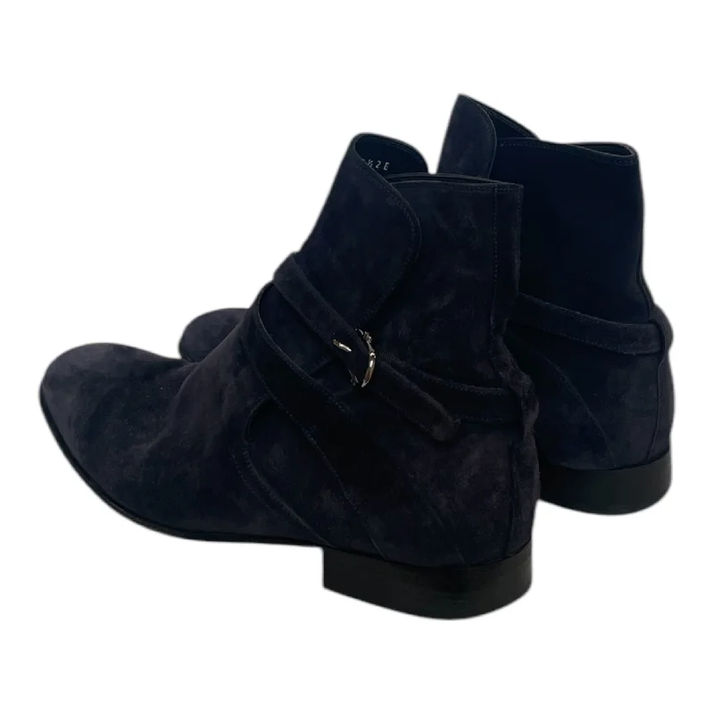 Salvatore Ferragamo/Chelsea Boots/US 8.5/Suede/NVY/SALVATORE  FERRAGAMO NAVY BLUE