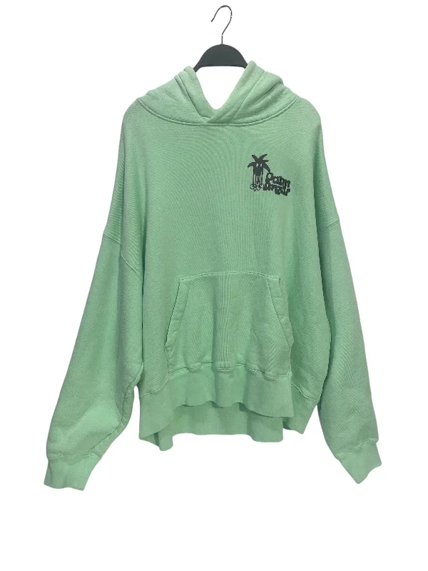 Palm Angels/Hoodie/L/Cotton/GRN/Douby logo-print