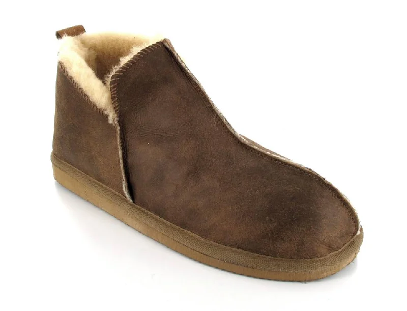 SHEPHERD Slipper Boot | Annie, Antique-Cognac