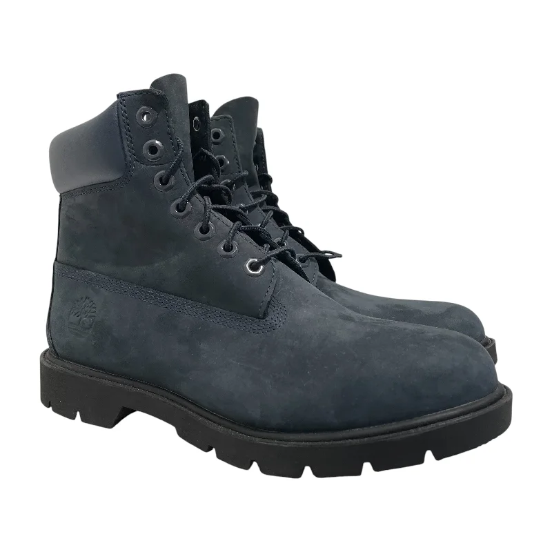 Timberland/Lace Up Boots/US 8/Suede/NVY/7 Eye Suede Boot
