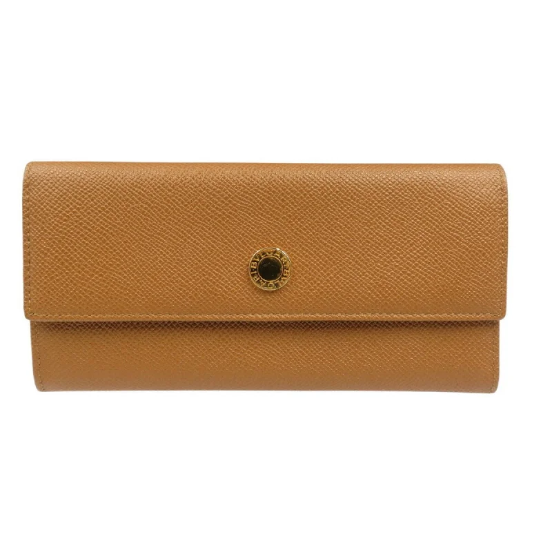Bvlgari Leather Long Wallet (Bi-Fold) (Pre-Owned)