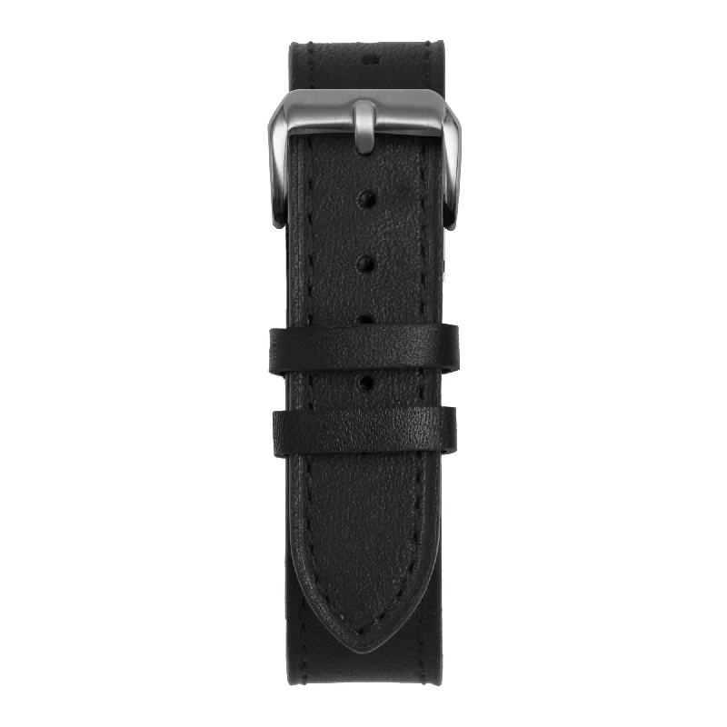 20' Black Leather Strap